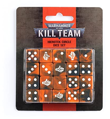 Games Workshop - Warhammer 40.000 - Kill Team: Necron Hierotek Kreiswürfel-Set