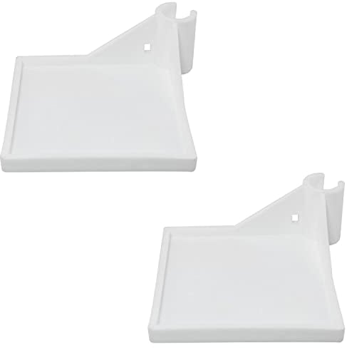 WHYHKJ 2 Stück Montage Grow Shelf Kleines Grow Zelt Regal Grow Zelt Eckregal Grow Zelt Stangen Optional Zip Tie Notch Vielseitiges Grow Zelt Zubehör