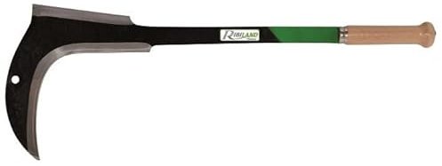 Serpe coupe ronce avec manche en bois - Ribiland