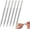 6 PCS Cuticle Pusher Tool, Stainless Steel Cuticle Pusher, Cuticle Remover Nail Polish Tools Gel Fingernails Polish Peeler Manicure Tool Pedicure Cleaner For Fingernail Toenail