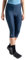 Dare 2b Damen Worldly Radsport-Caprihose Radhose, blau, 38