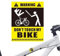Fahrrad-Warnaufkleber, Dont Touch My -Aufkleber,Warnung Fahrradaufkleber Wasserfest - Sonnenschutz-Fahrradaufkleber, für Fahrrad, Fahrrad, Laufauto, Roller
