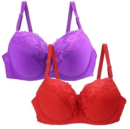34Dd Bras For Women Sale 2Pc Underwear Women Sexy Lace Bra For Women Cups Without Steel Ring Lingerie Bras For Women Lingerie Plus Size Running Girl One Shoulder Sports Bra W Bras With No Wire Sale