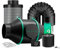 MARS HYDRO iFresh 4 Inch Smart Inline Duct Fan and Carbon Filter Combo with Speed Controller Hydroponics Grow Tent Ventilation Kit for Heating Cooling Booster, Grow Tents, Hydroponics