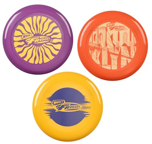 Wham-O Frisbee Cool Flyer Flugscheibe, 25.27 cm Leichtes Spielzeug für Kinder Teenager Jungen Mädchen ab 5 Jahren Outdoor Strand Park Garten Spiel - 130g
