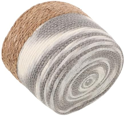 TOYANDONA Panier à Fleurs Tressé Cache-Pot Panier De Plantes Moderne pour Décoration Intérieure Format Inversé Rangement pour Plantes Intérieur