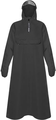Andake Regenponcho Herren Damen Regenmantel Wasserdicht | Regencape mit Ärmeln Wiederverwendbar Regen Poncho für Fahrrad Wandern