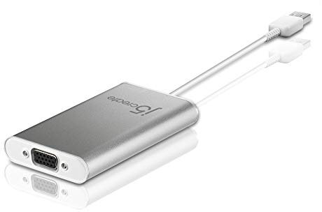 j5create USB 2.0 to VGA Display Adapter | Plug & Play USB connectivity, 3 Viewing Modes, compatible with Windows and Mac