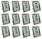 Bilderrahmen Rahmen Fotorahmen Antik Silber 13 cm x 18 cm 12 Stück