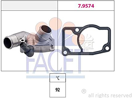 FACET Thermostat Kühlmittel Kühlwasserthermostat Öffnungstemperatur:92°C für OPEL Astra G CC (T98) Zafira A (T98) Astra G Caravan (T98) Astra G Limousine (T98) ASTRA G Kasten (F70)