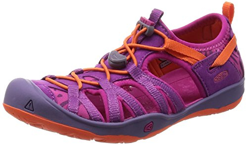 KEEN Unisex Kinder Moxie Sandalen, Purple Wine Nasturtium, 32/33 EU
