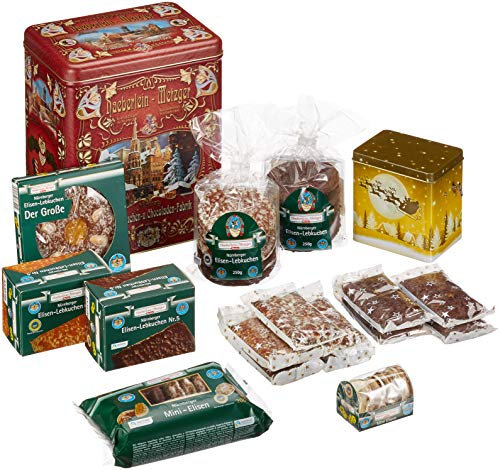 Haeberlein Metzger Elisenlebkuchen Dose Jugendstil, 1er Pack (1 x 1.675 kg)
