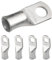 SELTERM 1/0 AWG (50 mm²) - 3/8 (M10) ⌀ Hole UL Marine Grade Wire Lugs, Battery Cable Ends, Tinned Copper Eyelets, Tubular Ring Terminal Connectors [B68] - 5 Pack