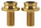 Yaruijia Vis en titane M8 x 15 mm Boulons de manivelle pour pédalier carré (doré)