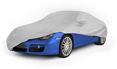 Waterproof Silver Full Size Car Cover Protector - 430cm x 165cm x 120cm