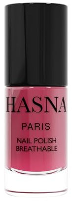 HASNA PARIS - Nagellack Halal - Éco-Responsable - Glanz und langanhaltend - einfach eine Applikation - 6ml (HIMBEERFARBEN)