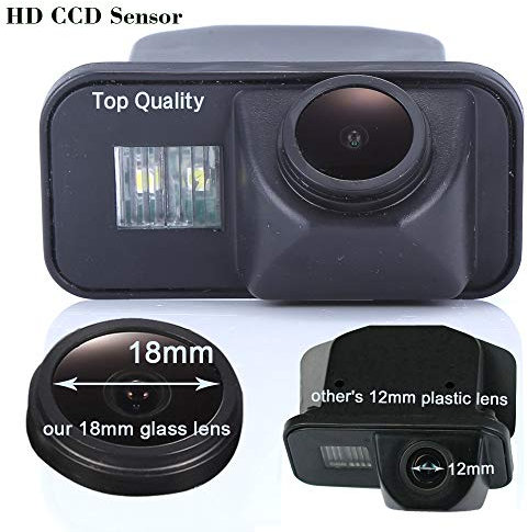 Navinio Auto Nachtsicht Rückfahrkamera Einparkkamera Kamera Einparkhilfe Farbkamera Rückfahrsystem Einparkkamera Wasserdicht für Toyota Corolla Tarago Previa Alphard