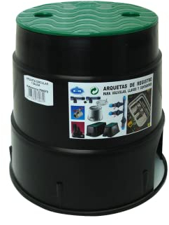 S&M 760679 Arqueta Circular de Riego 2 Salidas Ø21 cm para 1 electroválvulas