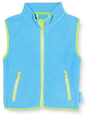 Playshoes Gilet in pile, Piano da esterno Unisex - Bambini e ragazzi, blu acqua, 74