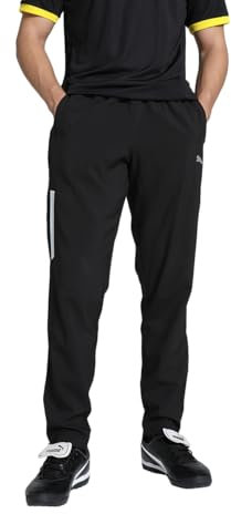 PUMA Herren Teamliga Sideline Pants, Puma Black-puma White, M EU