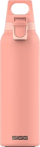 SIGG - Insulated Water Bottle - Thermo Flask Hot & Cold One Light - with Fruit Strainer - Leakproof - BPA Free - 18/8 Stainless Steel - Pink - 0.55L