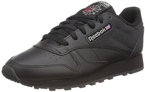 Reebok Classic Leather 001, Zapatillas de Deporte Mujer, Cblack Cblack Pugry5, 37 EU