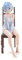 Jiumaocleu Anime Rem Figur Statue, 17 cm Pyjama Ver Remu Figur sitzend auf dem Stuhl Rem Figur Modell Skulptur Desktop Display Dekoration Geschenke für Fans