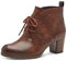 MARCO TOZZI Damen Stiefeletten mit Absatz zum Schnüren Elegant, Braun (Cognac Comb), 39 EU