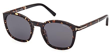 Tom Ford Sonnenbrillen JAYSON FT 1020 Dark Havana/Grey 52/21/145 Unisex