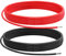 14AWG Cavo Elettrico Silicone, 14 Gauge 2.07 mm² 5m(2.5m Rosso + 2.5m Nero), Flessibile 400 Fili 0,08 mm di Rame Stagnato Filo ad Alta Temperatura per Auto RC/Marine/Droni/Barche/Arduino