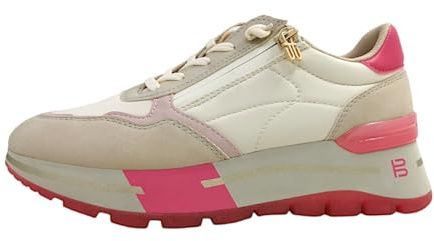 TT.BAGATT D31-AKI01 Damen Schnürer, Offwhite / Multicolour, 38 EU