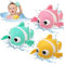 Jouet de Bain Bébé, NEWSTYLE 3 Pièces Jouet de Bain à Remonter pour Bebe, Jeux de Bain pour Bebe Enfant 1 2 3 4 Ans, Bebe Natation Piscine Jouet Animaux Jouets Flottants, Jeu d'eau Jouet de Piscine