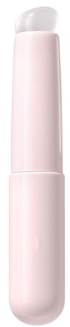 Geteawily - Applicatore di balsamo per labbra, pennello per labbra testa tonda angolata in silicone morbido, applicatore multifunzione riutilizzabile per rossetto, balsamo per labbra