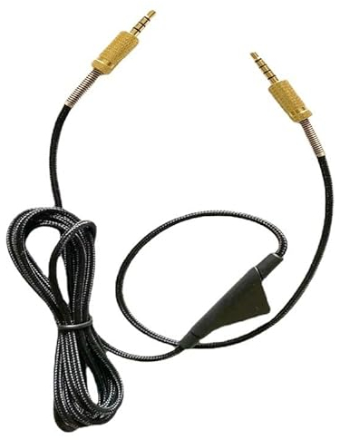 2M Replacement Headset Cable with Volume Control for Astro A10/ A30/ A40, Headset Cord Lead for PS5/ PS4/ Xbox Series X&S/Xbox One - Black
