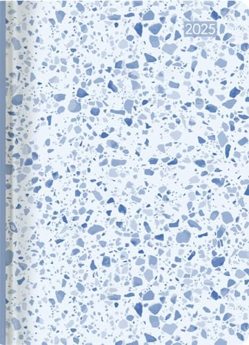 Alpha Edition - Ladytimer Grande Terrazzo 2025 Taschenkalender, 15x21cm, Kalender mit 128 Seiten, Notizmöglichkeiten nach jedem Tag, Wochenübersicht auf 2 Seiten und internationales Kalendarium