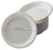 DETERMONDO Set di 150 Piatti Fondo 21 cm in Carta Biodegradabile Compostabile, Usa e Getta, Adatti al Microonde, in Polpa di Cellulosa Naturale, Monouso Ecologici per Feste e Catering