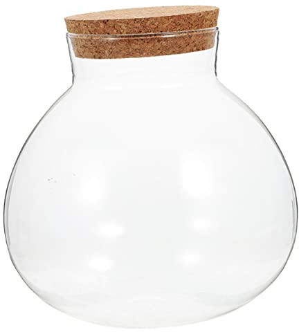 Terrarienbehälter Glas Aufbewahrungsbehälter Glas Glaskugel Vase Sukkulenten Behälter Flaschen Terrarium Terrarienglas Treibende Flaschen Wünschen Pflanze Kork Mit Lichtern