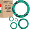 Flachdichtung 2 mm für 3/8 1/2 3/4 1 1 1/4 Fiberdichtung/EPDM Gummi Dichtung O-Ring Sanitär Solar Hauswasserwerk (1 - Fiber-Dichtung - 25 Stück)