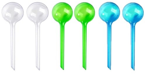 6 Pièces Globes D'Arrosage pour Plantes, Automatique Bulbes D'Arrosage, Arroseur Automatique Plante Intérieur, Globes D'Arrosage, pour Jardins, Fleurs, Herbes, en Pot, Plantes