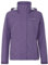 VAUDE Regenjacke Damen Escape Bike Light mulberry, wasserfeste Outdoor-Jacke, atmungsaktive Fahrradjacke mit Kapuze im Kragen, Klimaschonende Wanderjacke, 50