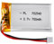 3.7V Lipo battery, 3.7V 500mAh 702540 Lithium Polymer Ion with 2P-PH connection with 2.0 mm Pitch