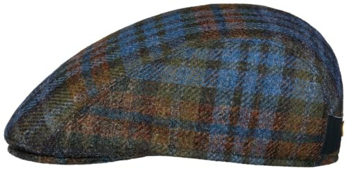 Mayser Lennart Check Flatcap Schirmmütze Karomuster Made in EU Herren Herbst Winter