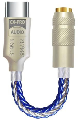 Yuattory CX31993 DAC HiFi Tipo C A 3,5 mm Amplificatore per Cuffie Decodificatore Audio IEM AMP Adattatore per Telefono Cellulare B