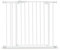 hauck Clear Step Autoclose 2, Weiß - Schutzgitter Treppe Tür 84–89 cm, Kindersicheres Absperrgitter mit flachem Einstieg, Türgitter mit Auto Close, 1 Hand Öffnung, ohne Bohren, nur für Innen
