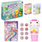 Pavlleen Aufkleberstempel,Reisespiele Sticker Set Mit Malbuch,24 Seitiger Aktivitätenblock,insgesamt 500 Aufkleber,Kleine Geschenke für Kinder,Reisespielzeug für Kleinkinder ab 3-6 Jahren-Pony Set