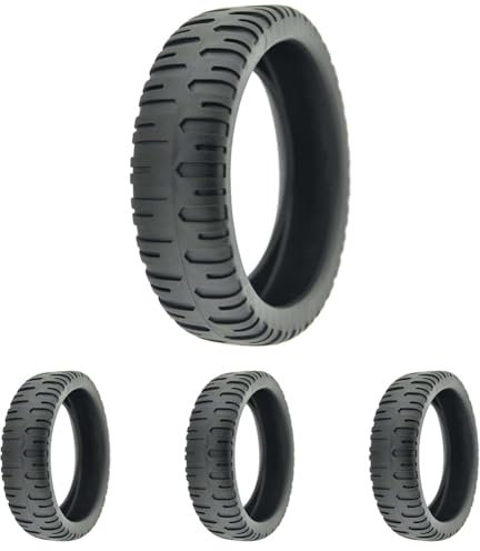 GREENSTAR - Bandage de Roue Adaptable - Pour Roues de Tracteur-Tondeuse Honda - Pneu Sans Chambre à Air - Ø ext. 193 mm/Ø int. 136 mm - Remplace origine : 42861-VA4-003 (Lot de 4)