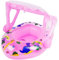 Baby Water Float with Canopy, Dinosaur Themed Swim Ring, Inflatable Baby Boat, Built In Sunshade and Safety Seat for Beach, Lake, Travel, Park, Swimming Pool Fun