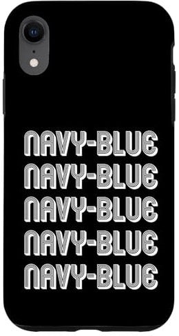Navy-blue Case for iPhone XR
