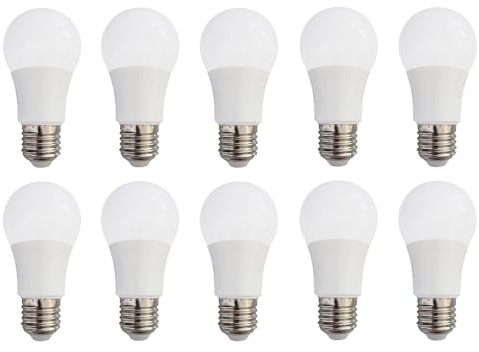Provance 10er Set LED Glühlampe Super Hell E27 13W ersetzt 100 Watt 1320 Lumen 3000K warmweiß - Edison Birne - nicht dimmbar - A60 Energiesparlampe