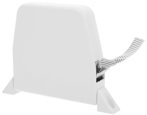 INOOMP Recogedor de Persiana Enrollable, Accesorio de Seguridad para Cordón de Persiana, Blanco, Abs, Nylon y Acero Inoxidable, Instalación sin Herramientas, para Window Shades y